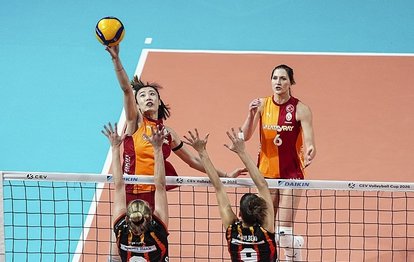 "Galatasaray Daikin'den Muhteşem Zafer: Allianz MTV Stuttgart'ı Kadınlar CEV Kupası'nda Yendi!"